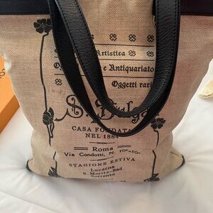 S. Bulgari shopping tote